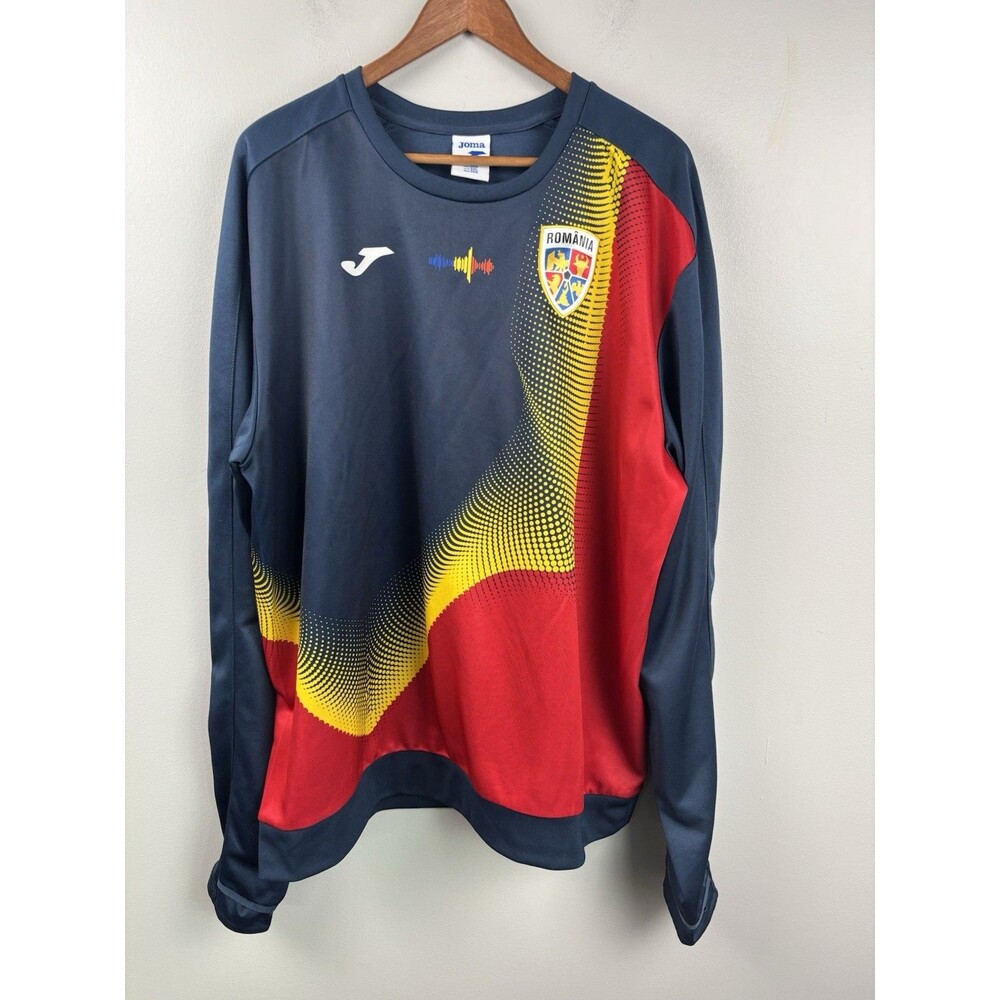 Joma Romania National Team Football Soccer Training Sweatshirt Size 3XL Rare